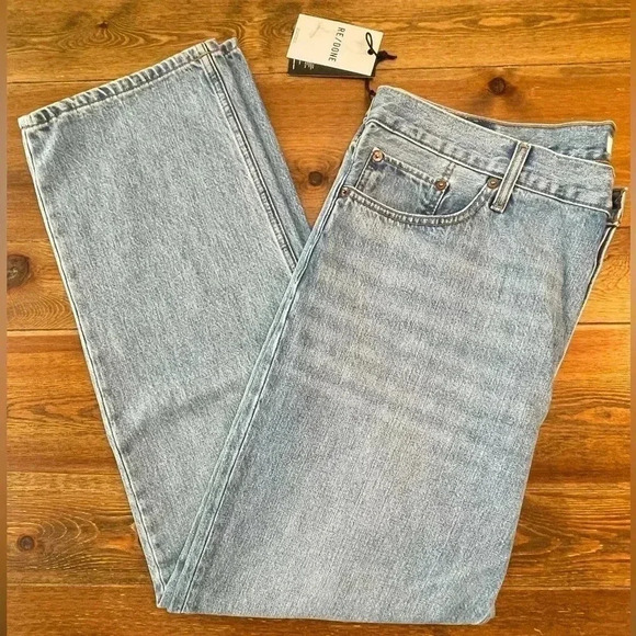 RE / DONE LA Jeans | Wasted Indigo 5 Pocket | 32 Loose Long - Picture 5 of 5